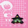 Accesorios de resina para Halloween calabaza fantasma joyería parche pegamento cremoso diy carcasa de teléfono móvil accesorios para pasador paquete de materiales