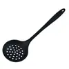Sartén Antiadherente Integrada de Silicona para Vallas Colador de Silicona Filtro de Aceite para Olla Caliente Cuchara para Pescado y Fideos Suministros de Cocina para Cocinar Colador Grande
