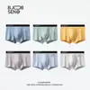 Roupa Íntima Masculina Feita Sob Medida Algodão Puro Grau A Cuecas Boxer 2025 Nova Cintura Média Tamanho Grande Estampada Cuecas Boxer Masculinas