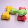Suministros para Mascotas Hueso Sólido Grande Mordida Oso de Peluche Pelo Dorado Molar Mordida Nuevo Juguete para Mascotas Molares Huesos para Perro