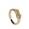 Anillo Trenzado de Lujo Ligero Incrustado con Diamantes para Mujer, Anillo de Dedo Índice de Moda y Versátil, Anillo de Alta Gama en Oro Rosa