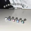 Uña de Dragón Mini Ópalo Clavo de Hueso de Oreja Acero de Titanio Médico Clavo de Oreja Agujeros de Oreja de Mujer Hermoso Clavo de Hueso de Oreja Clavo de Lóbulo de Oreja Caracol de Oreja
