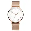 Reloj de cuarzo de malla metálica de moda Reloj MV negocio ocio ultrafino reloj de pulsera se puede cambiar en lote pequeño estándar