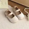 Zapatos Individuales de Ante con Lazo Estilo Coreano para Niñas, Novedad Primavera y Otoño 2026, Zapatos de Cuero con Suela Suave Antideslizante, Zapatos de Princesa de Moda Versátiles