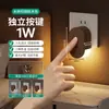 Luz de Noche Enchufable, Lámpara de Mesita de Noche para Dormitorio, Lámpara para Alimentación y Sueño de Bebé, Luz de Noche de Ahorro de Energía con Control Remoto, Lámpara Compañera de Sueño para Niños