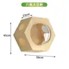 Cama y Árbol para Gatos Integrados Marco de Escalada para Gatos Montado en la Pared Estilo Japonés Ahorro de Espacio Alto Materiales DIY Hechos por Uno Mismo Verano