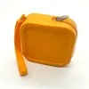 Bolsa de Armazenamento de Silicone Multifuncional Popular com Zíper Porta-Moedas Porta-Batom Porta-Cartão Conveniente Bolsa para Chaves Bolsa para Armazenamento de Fones de Ouvido