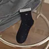 Calcetines para mujer, invisibles, estilo japonés, lunares, lazo, hasta la mitad de la pantorrilla, algodón, colores contrastantes, acanalados, versátiles, calcetines de estudiante, transpirables