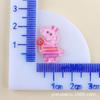Accesorios de lámina acrílica al por mayor material DIY cuerda para el pelo de niños pasador parche zapato con agujero DIY parche de grafiti