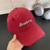 Boné de Baseball Vintage de Nicho com Acabamento Desgastado e Aba Macia para Mulheres, Boné de Sol Versátil de Cor Sólida com Aba de Pato Personalizado para Homens, Tendência