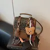Mochila Retro Estampa de Leopardo para Mulheres, Nova Moda Casual Bolsa Escolar, Versão Coreana Ins Leve Pequena Mochila de Viagem
