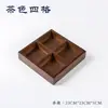 Plato de Frutas de Nueve Compartimentos para Preparar Té Junto a la Estufa, Bandeja de Madera con Compartimentos Divididos, Plato Lateral para Olla Caliente