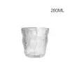 Copa Glaciar de Vidrio Transparente Copa de Agua Nuevo Color Valor Copa de Vino Copa de Jugo Copa con Textura de Corteza Escarchada