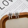 Pendientes de Encaje con Lazo y Perlas de Venta Caliente Collar con Lazo Pendientes y Collar de Nicho Elegantes Dulces y Exquisitos