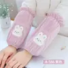 Manga Femenina Manga Linda Otoño e Invierno Larga de Trabajo Anti-suciedad Manga de Chaqueta de Plumas de Oficina Manga de Estudiante