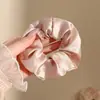 Faixa de Cabelo de Renda Coreana, Cordão de Cabelo Grande de Alta Qualidade, Cordão de Cabelo Feminino para Primavera e Verão, Elástico de Alta Elasticidade e Durável, Acessórios de Cabelo
