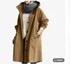 Outono estilo casual corta-vento Mulheres de comprimento médio pequeno 2020 novo elegante cintura apertada 8 cor 8 Tamanho casaco de manga longa