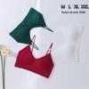 Colete pequeno camisole tubo top underwear beleza base traseira uso interno anti-exposição mulher gordinha menina plus size enrolado peito top verão