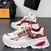 Nuevas zapatillas de malla transpirables de verano para hombre, zapatillas de papá de suela gruesa para hombre, zapatillas de correr populares de moda con suela blanda