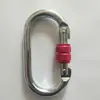 Frete Grátis Mosquetão de Escalada para Exterior Fivela de Suspensão para Saco de Areia Fivela de Suspensão para Yoga Aéreo Fivela de Travamento em Forma de O Trava de Rosca