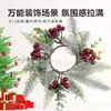 Guirlanda de Castiçal de Natal Mais Vendida na Amazon Transfronteiriça com Frutas Vermelhas e Galhos de Eucalipto, Fornecimento Direto do Fabricante para Guirlandas de Decoração de Feriado