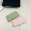 Billetera de PU con Indentación de Longitud Media para Mujer, Cartera de Mano, Bolso de Tarjetas de Moda, Gran Capacidad, Billetera para Monedas