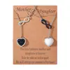 Collar Lariat con Colgante de Corazón Infinito Ocho Caracteres Transfronterizo Europeo y Americano 2024 Cadena para Clavícula de Amistad Bff Joyería de Nicho para Mujeres