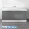 Gabinete de cocina de losa de roca de mármol para el hogar con fregadero, juego de gabinetes de cocina integrados, gabinete de cocina duradero y gabinete para estufa