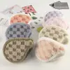 Novas Orelheiras de Inverno com Veludo e Espessamento, Bolsas de Proteção para Ouvidos de Outono e Inverno para Casais, Grades Coloridas com Bordas de Pelúcia, Orelheiras à Prova de Frio de Outono