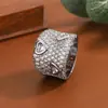 Bestseller Transfronterizo Europeo y Americano 2026: Anillo Kajia Love Forma de Corazón Estrellado de Moissanita, Anillo de Lujo Ligero de Moda con Diamantes Completos