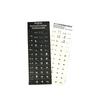 Adhesivo universal para teclado de portátil, adhesivo esmerilado para teclado árabe, francés, inglés, japonés, alemán y coreano.