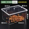 Caja de Exhibición Sellada Acrílica a Prueba de Humedad y Moho para Frutas Secas, Caja de Plástico para Venta al Por Mayor en Supermercado, Caja de Exhibición para Snacks