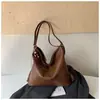 Chegada Nova Outono 2026 Meilade Cor Sólida Duas Alças Bolsa Tote Retrô Alta Aparência Estilosa Moda para o Trabalho Bolsa de Ombro