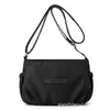 2024 Jierangshi Bolso de Hombro Simple Urbano Nuevo Bolso de Tela de Nylon de Moda Versátil