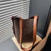 Bolso cruzado de alta gama transfronterizo para mujer 2026 nuevo estampado vintage tipo cubo bolso madre-hija bolso de mano de gran capacidad bolso de hombro