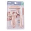 Cuchillo de cerámica de zirconia pelador de melón de cerámica cuchillo de fruta para comida complementaria traje de regalo mini pulgada logo imprimible