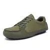 Tênis Esportivo Masculino 2026 Novo Retro Versátil Casual Sapatos de Treino Alemães Antiderrapante Solado Macio Mocassins para Dirigir Tamanho Extra Grande Masculino