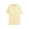 Camiseta de manga corta de verano con estampado flocado ESSENTIALS de doble línea FOG transfronteriza, marca de moda casual holgada de alta calle americana