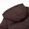 Comercio Exterior Wholesale Invierno Nuevo Estilo Europeo y Americano Longitud Media Rellena a Mano Algodón con Capucha Chaqueta