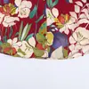 Z Estilo Europeu e Americano Transfronteiriço 2026 Nova Moda Elegante Feminina Atacado Estampa Floral Textura de Cetim de Seda Camisa 2355112