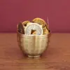 Ornamento Atrai-Riqueza de Lingote Banhado a Ouro, Tigela de Tesouro de Lingote de Ouro, Bolsa de Dinheiro de Barra de Ouro, Balde Dourado Atrai-Fortuna, Decoração de Casa Atacado