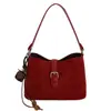 Bolsa de Axila Retro Simples Tendência Outono Feminina Tendência Nicho Versátil Grande Capacidade Ombro Único Transversal