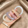 Productos al por mayor transmitidos en vivo desde fabricantes: Pulsera para Mujer de Piedra Ojo de Gato Luna Blanca Blanco Hielo de Alta Calidad, Joyería Fresca y Dulce, Artículo Popular para Atraer Clientes
