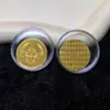 Novo adesivo de telefone dourado: """Tesouro traz riqueza de todas as direções" - Adesivo original para celular em ouro 999 puro, atacado para presentes"""