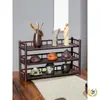 Estante de Almacenamiento para Juego de Té de 5 Piezas, Estante de Exhibición de Escritorio, Mesa de Té Pequeña, Gabinete de Té, Mesa de Té, Estante de Té, Portahojas de Té y Tazas de Té