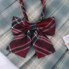 Corbata de Lazo JK Japonesa Uniforme de Estudiante Camisa Cuello Pequeño Flor Estilo Universitario Traje de Marinero Lazo Combinable Rojo Azul