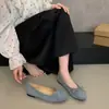 Sapatos Rasos Femininos Estilo Ballet Noturno com Laço Redondo e Bico Redondo 2026 Primavera e Outono Mocassins Mary Jane de Solado Macio