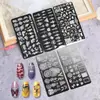 Suministro Transfronterizo de Juegos de Placas de Estampado para Uñas, Plantillas DIY de Transferencia para Uñas, Venta al por Mayor de Fabricantes