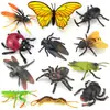Modelo de insecto de simulación mariposa mariquita unicornio hada abeja mariposa saltamontes juguete para niños ayuda didáctica cognitiva
