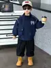 Jaqueta Alada Masculina para Primavera e Outono Estilo Coreano Jaqueta Casual Estilosa e Cool Infantil para Meninos Jovens Atacado